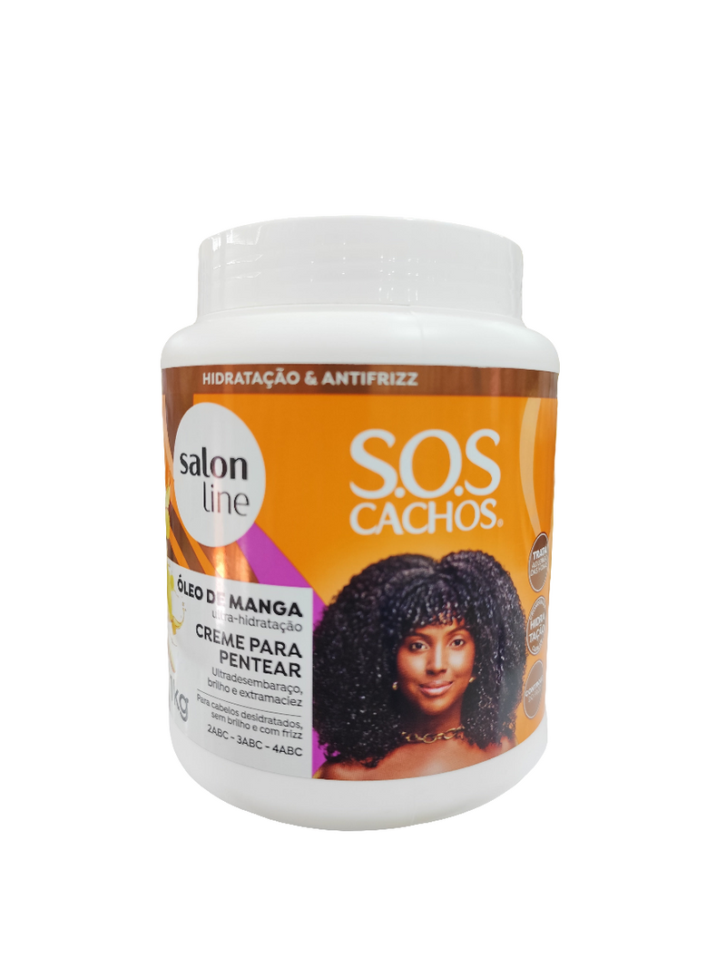 Salon Line -Tratamiento S.O.S Cachos - Crema Para Peinar 1kg