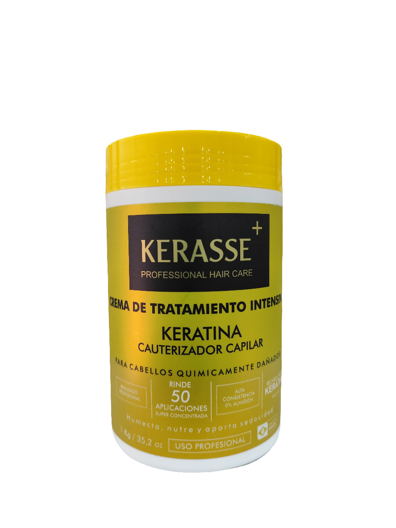 KERASSE TRATAMIENTO CERAMIDAS-KERATINA-ARGAN-SAVIA DE ALOE-CRECE PELO 1KG