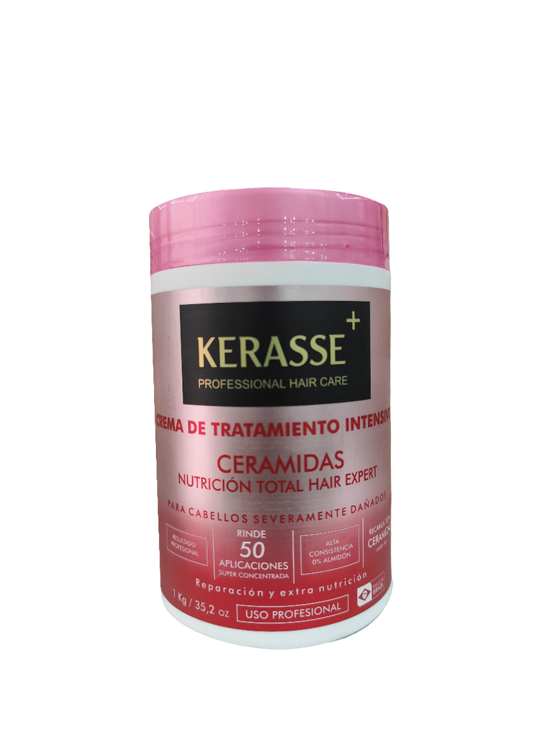 KERASSE TRATAMIENTO CERAMIDAS-KERATINA-ARGAN-SAVIA DE ALOE-CRECE PELO 1KG