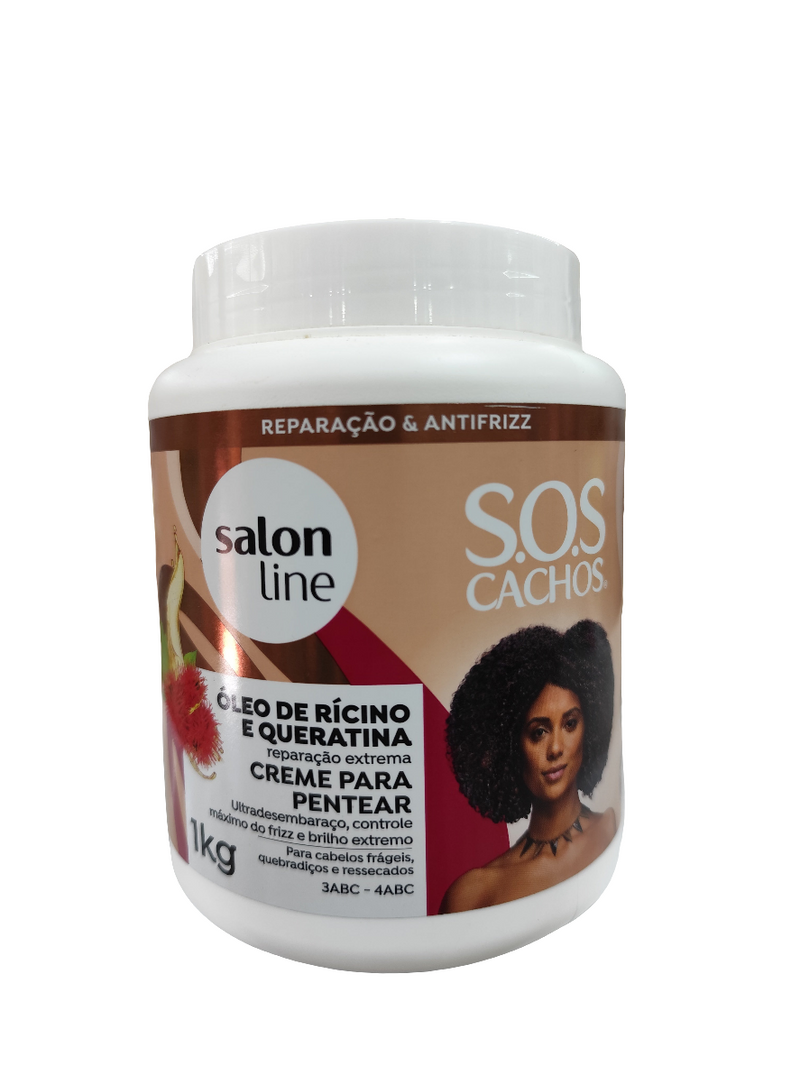 Salon Line -Tratamiento S.O.S Cachos - Crema Para Peinar 1kg