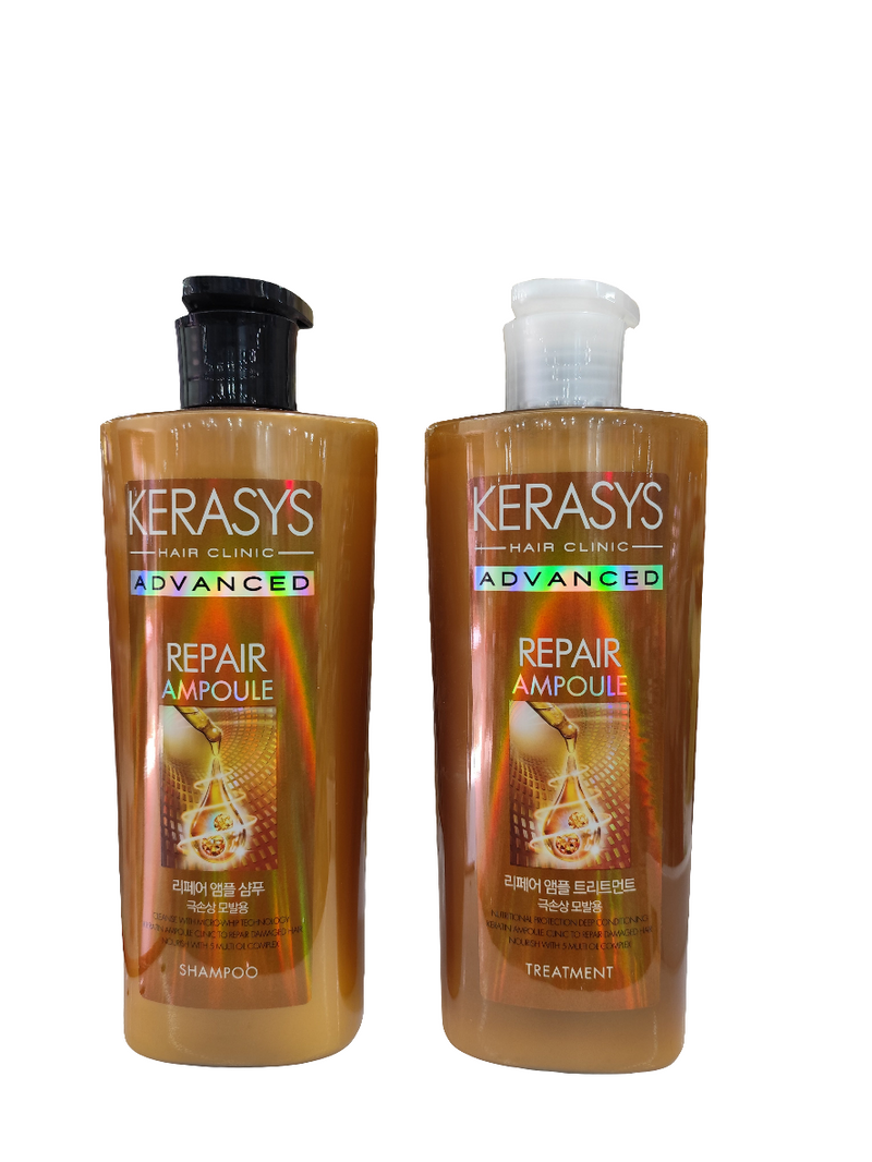 SHAMPOO Y ACONDICIONADOR KERASYS ADVANCED REPAIR AMPOULE 600ML