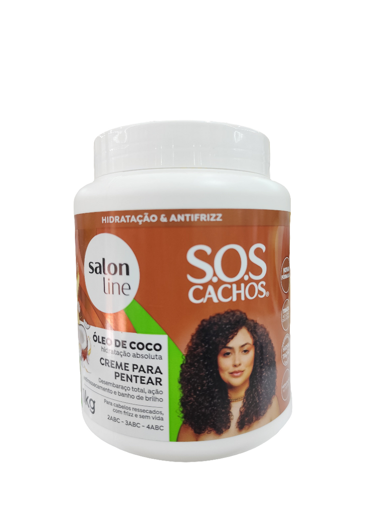 Salon Line -Tratamiento S.O.S Cachos - Crema Para Peinar 1kg