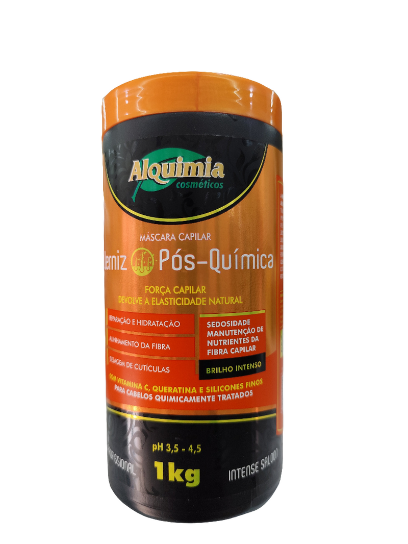 Máscara Verniz Pós Química Força Capilar Alquimia 1Kg