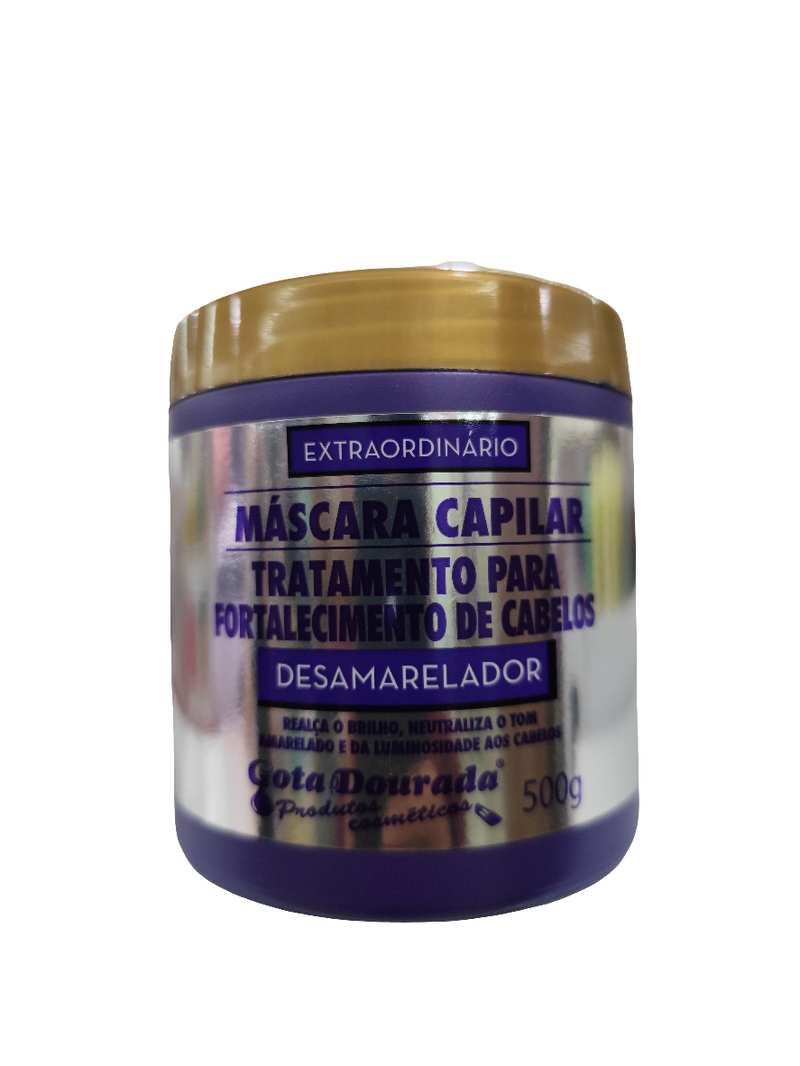 Mascarilla Matizador Reforzante Antiamarilleo 500g - Gota Dourada