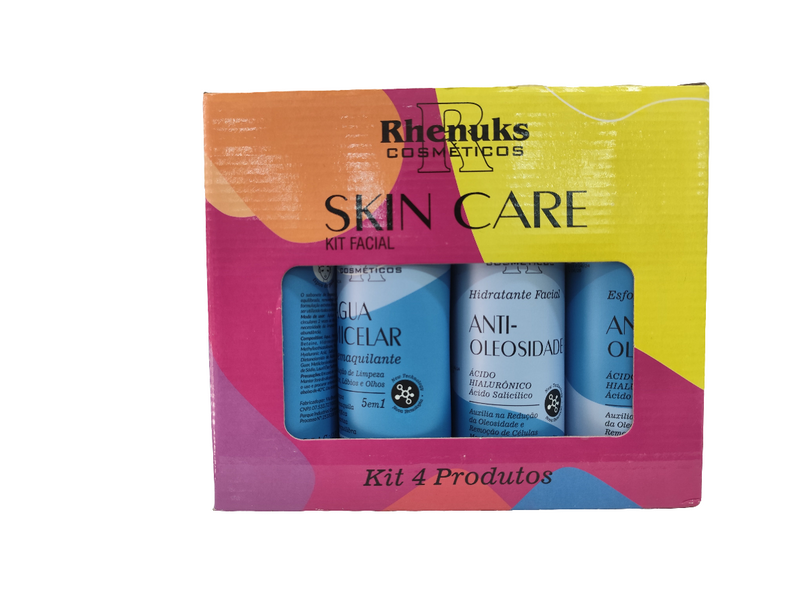 Kit Skin Care Facial Anti-Acne com 4 itens