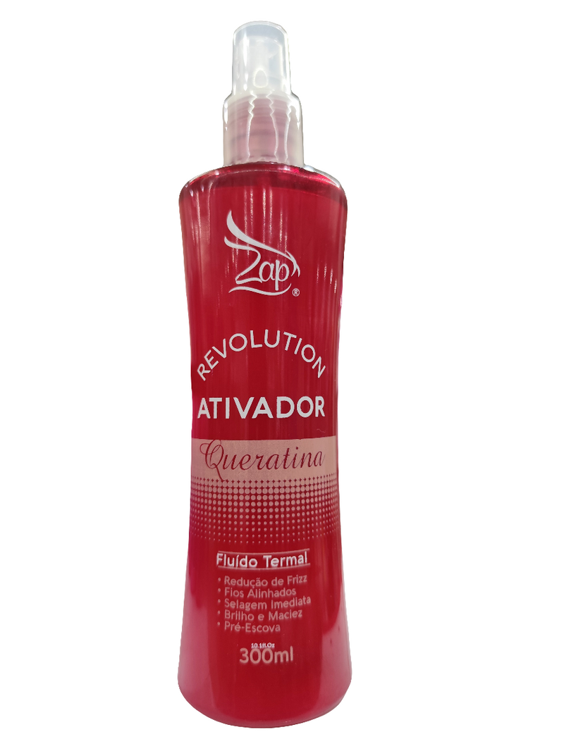 Revolution Keratin Activator Fluido Térmico Sellador Capilar 300ml - Zap Cosmetics