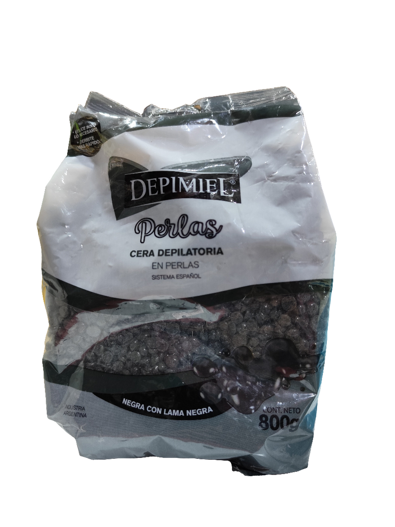 Cera en Perlas Negra x 800g - Depimiel