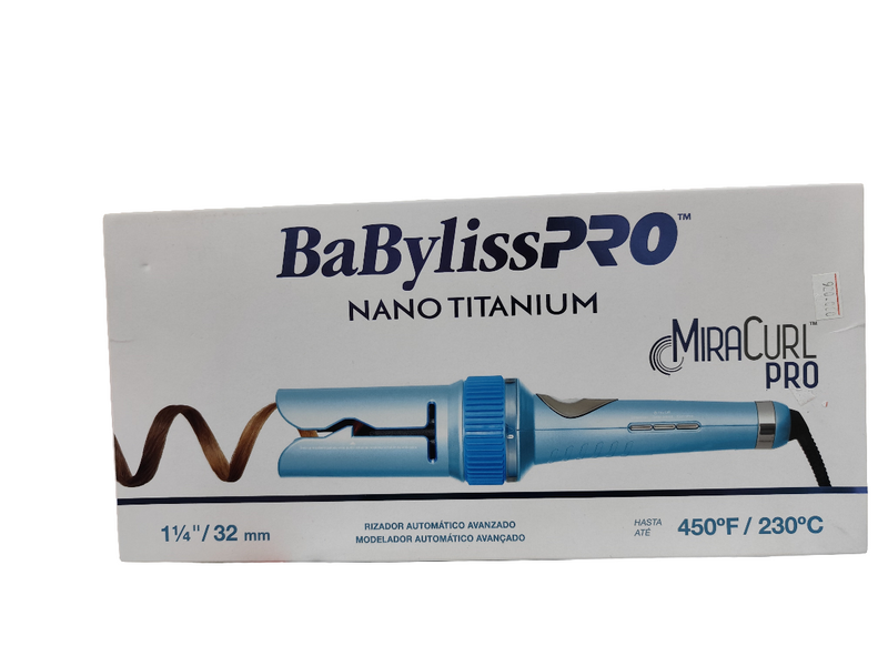 Babyliss Pro Miracurl PRO Nano Titanium Rizador Automático avanzado 32mm