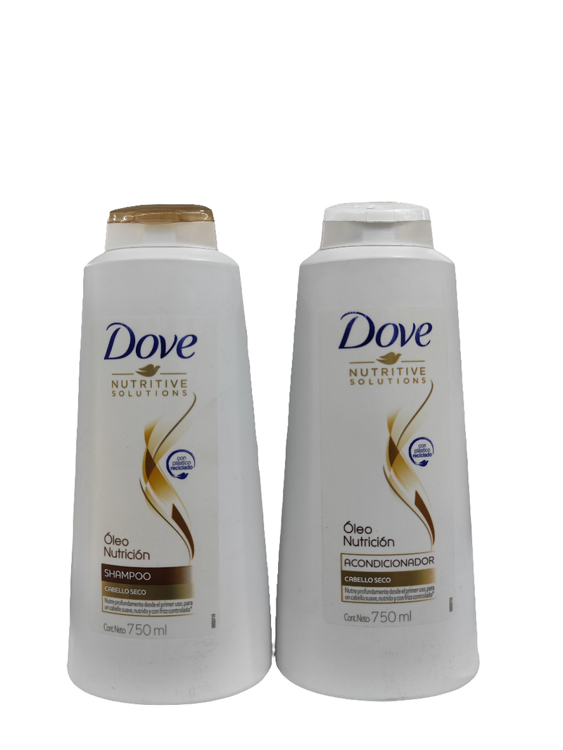 Shampoo y Acondicionador DOVE 750ML