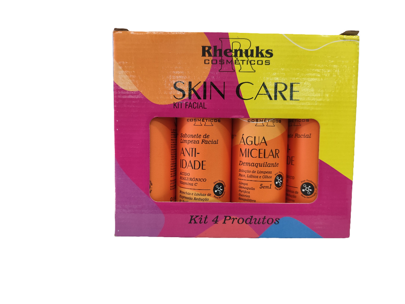 Kit Skin Care Facial Anti-Acne com 4 itens