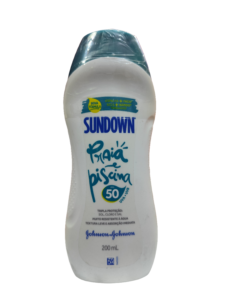 Sundown Playa y Piscina Protector Solar FPS 50 - Frasco de 200 ml