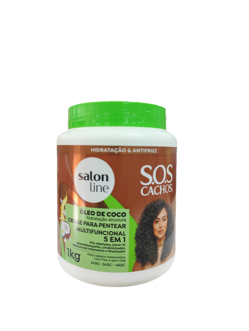 Salon Line -Tratamiento S.O.S Cachos - Crema Para Peinar 1kg