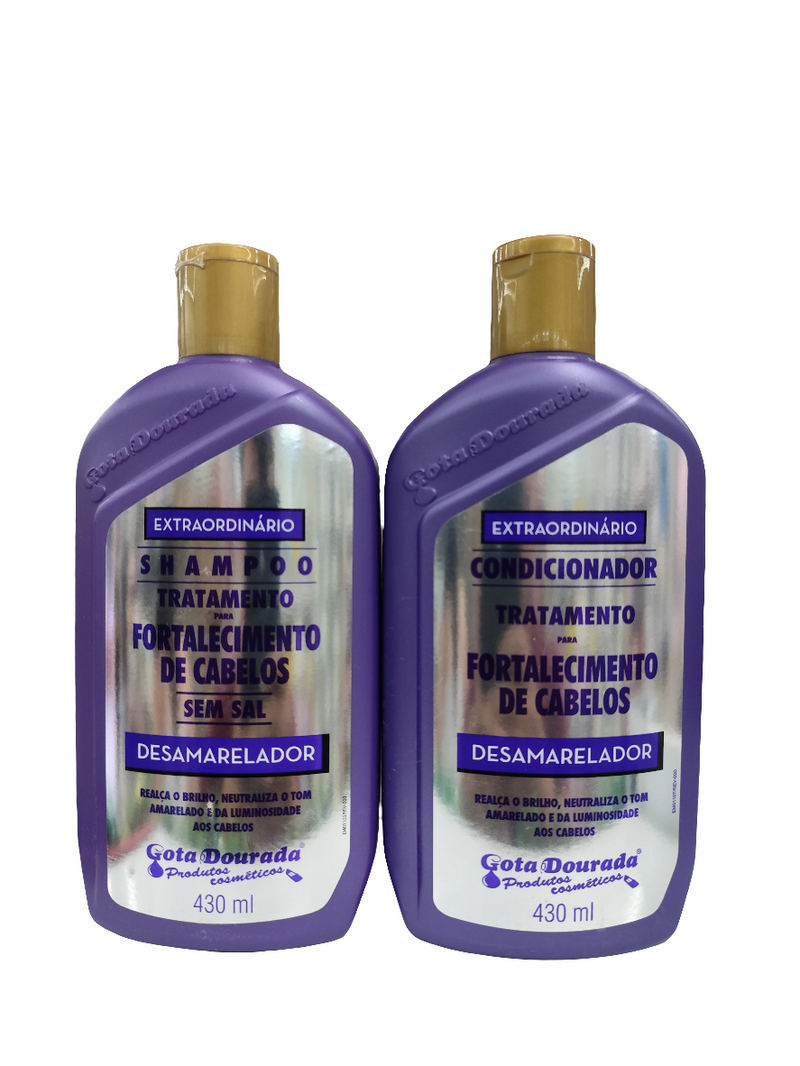 Shampoo y Acondicionador con matizador 430ml