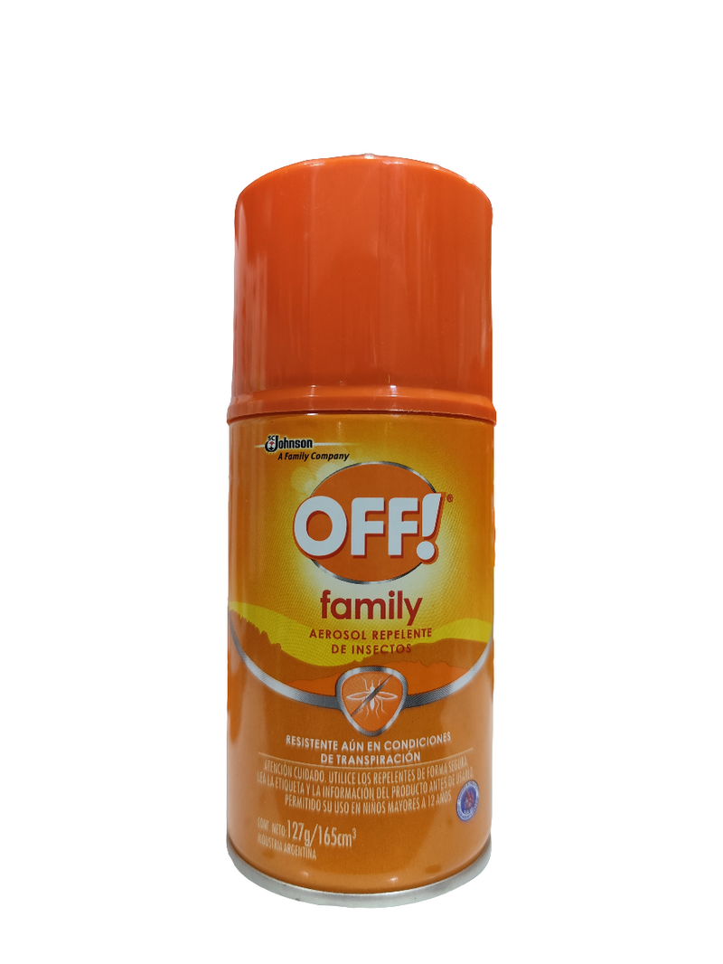 REPELENTE OFF AEROSOL FAMILY 127g/165 CC.