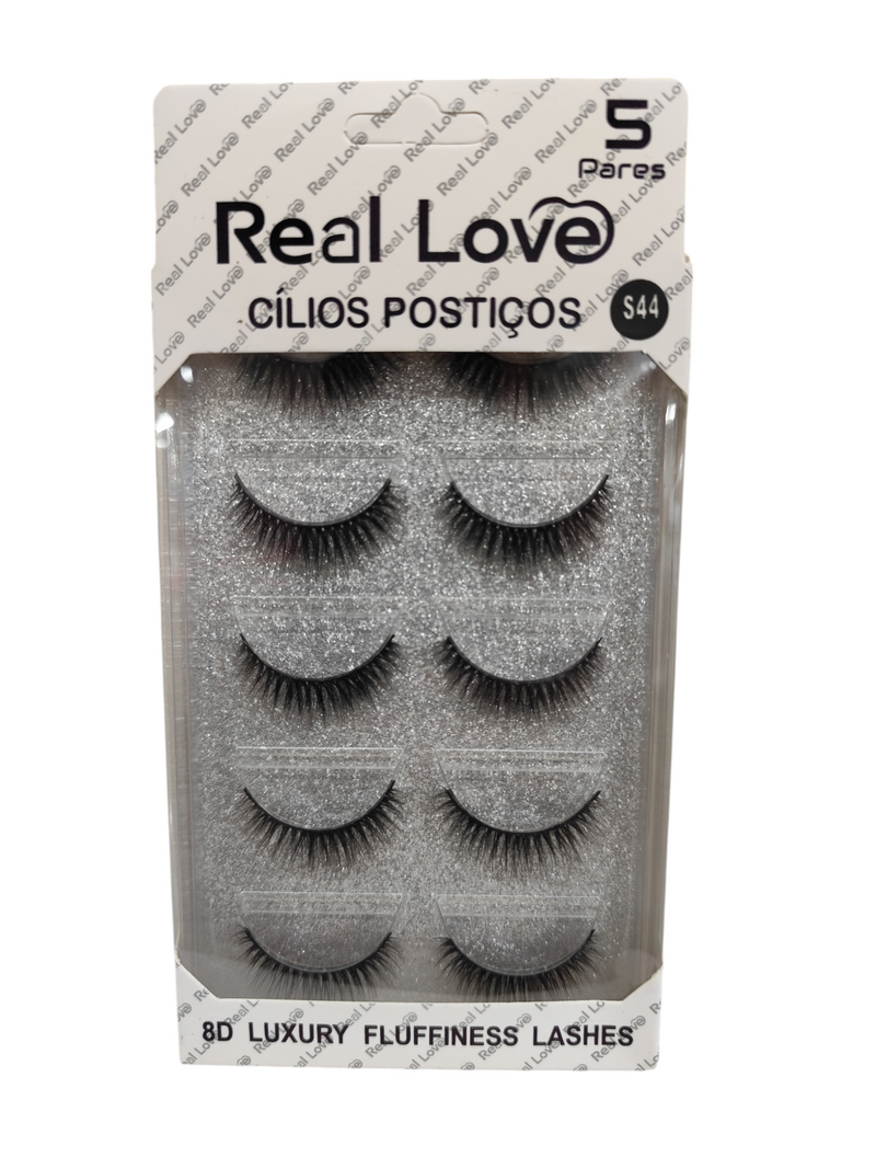 Pestañas Real LOVE 8D 5 par